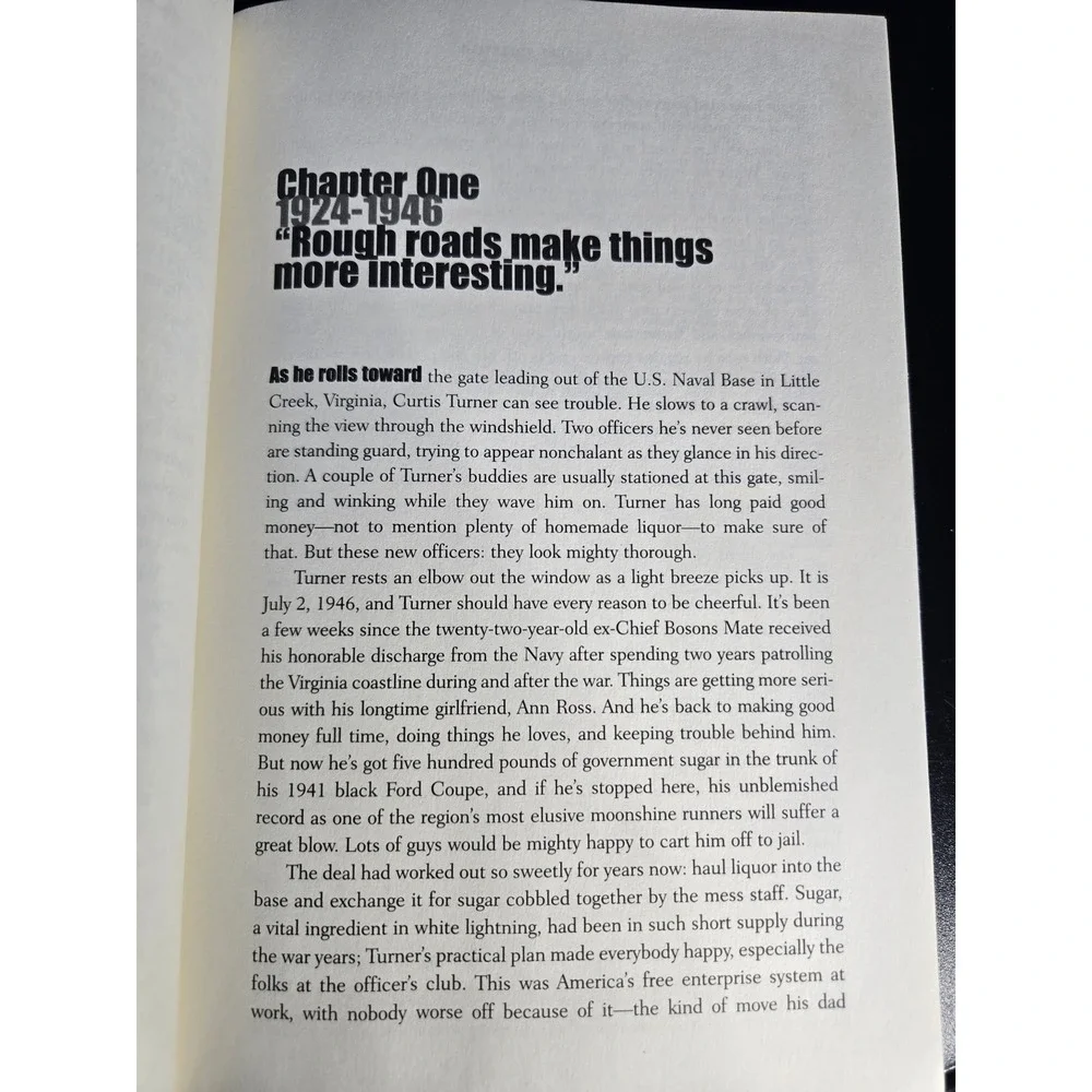 Full Throttle‎ Curtis Turner NASCAR Biography Robert Edelstein HCDJ Book